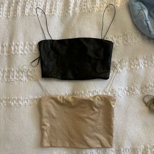2 meshki cropped tops